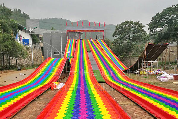 double rainbow slide