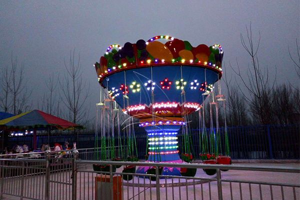 fruit swing ride with LED lights