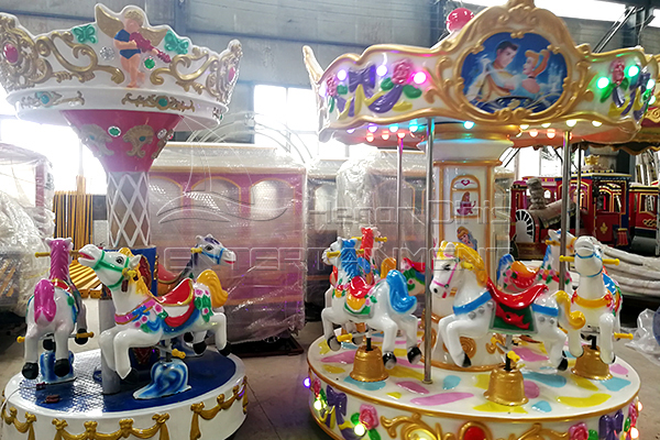 kids small 3 or 6 seats carousels