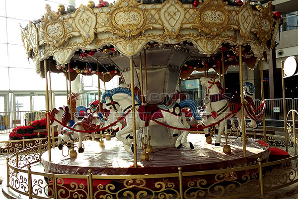 medium antique carousel