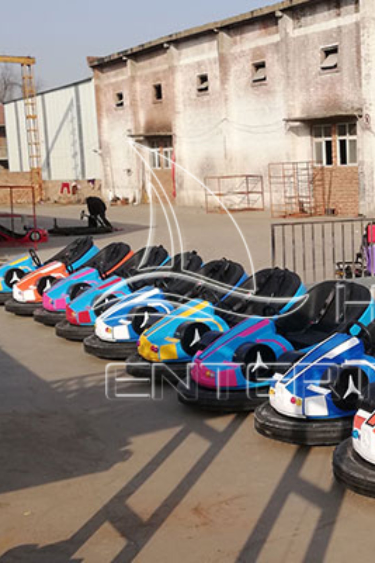 Dinis colorful battery bumper cars