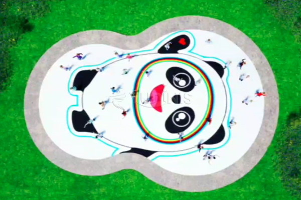 panda air pillow for jumping